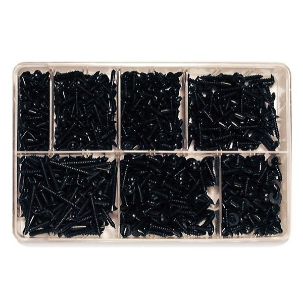 Assorted Self Tapping Screws Black