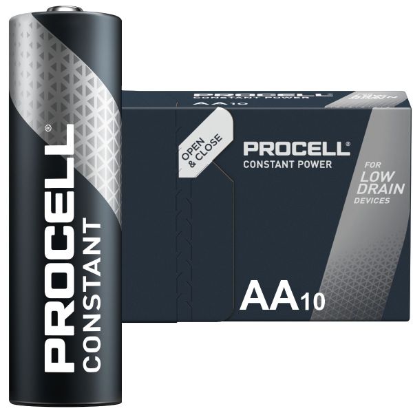 Duracell Procell Constant AA Batteries Pack of 10
