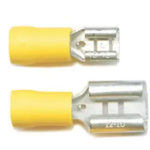 Yellow Individual Terminals (4-6.0mm Cable) from DTC Tools