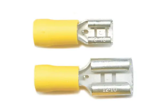 Yellow Individual Terminals (4-6.0mm Cable) from DTC Tools