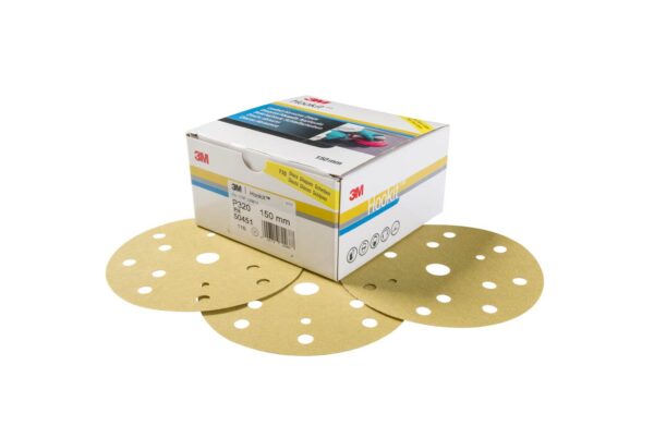 3M Gold Hookit Discs 255P 150mm (100)