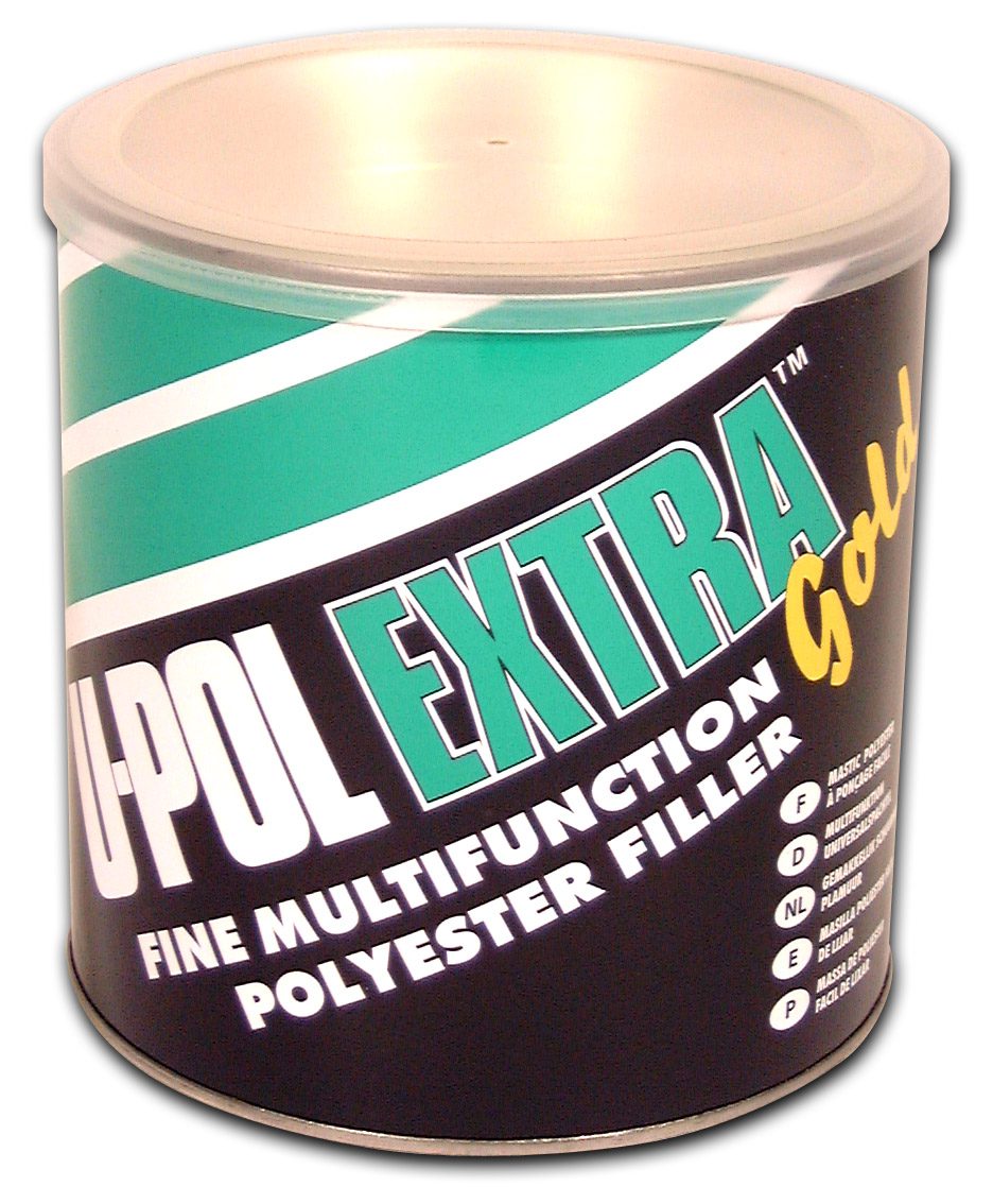 Choose U-Pol Filler Products for the Automotive Industry -a Complete Guide 1 U-Pol EXTRA GOLD Extra Smooth Easy Sand Body Filler - 1.3L Dispenser from DTC Tools
