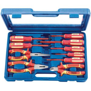 10pc VDE Approved Pliers and Screwdriver Set from DTC Tools