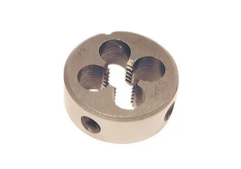 Circular M10 x 1.5 split dies from DTC Tools