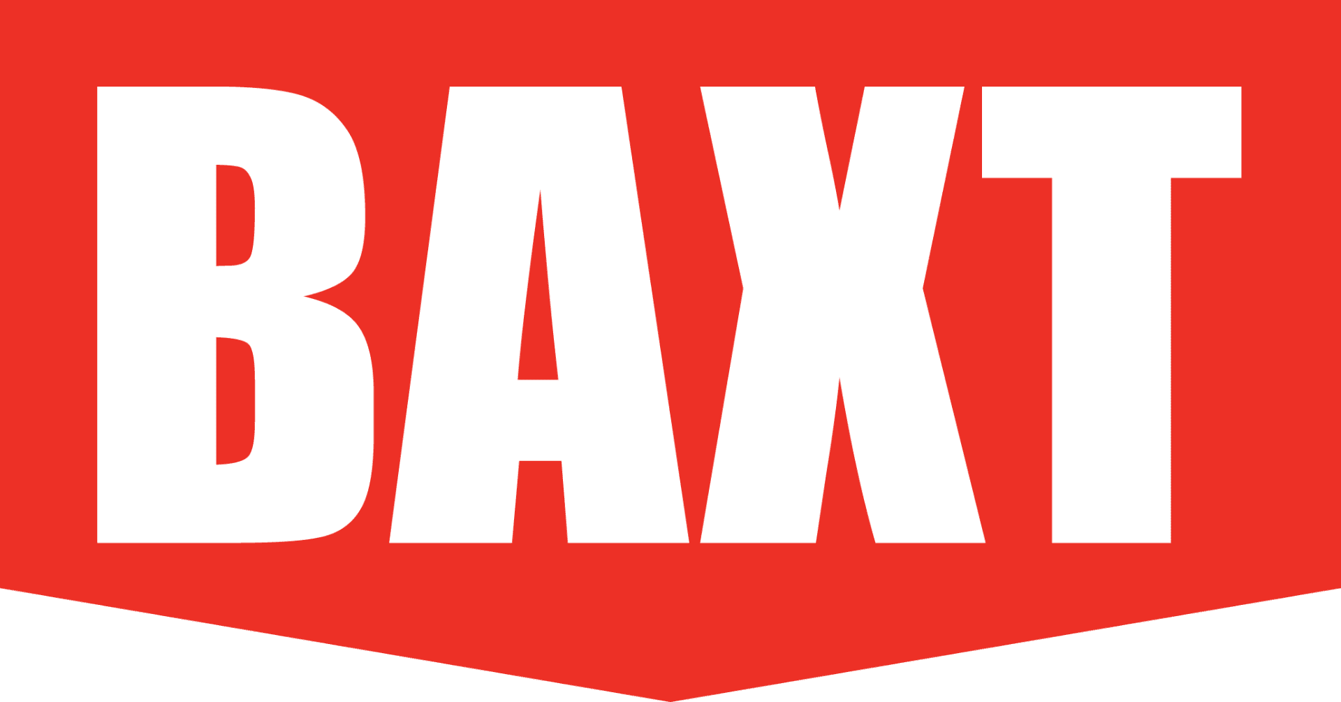 products BAXT LOGO Red and White RGB