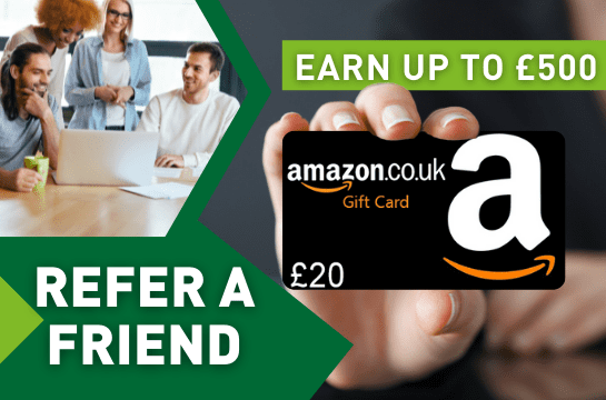 Refer a friend campaign offer banner