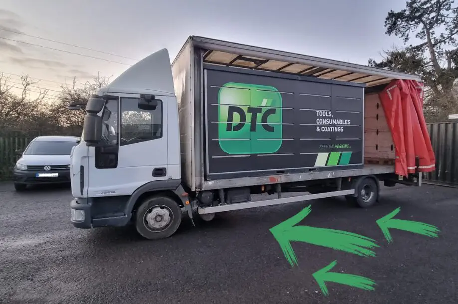 DTC Container on lorry