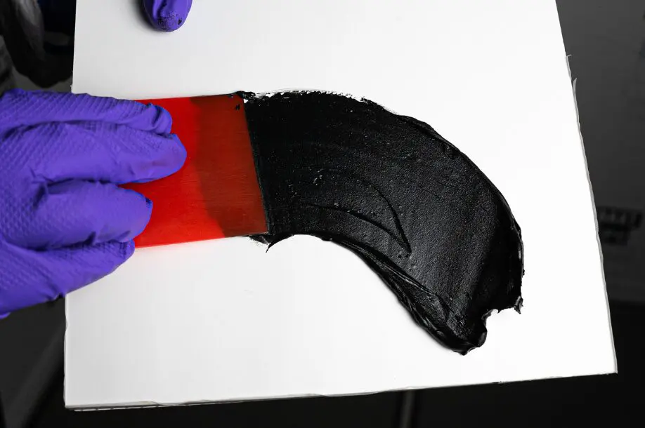 Black Filler Being used on Composite product